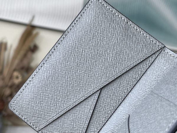 Louis Vuitton Cross Pattern Green Pocket Wallet 36731 - Image 7