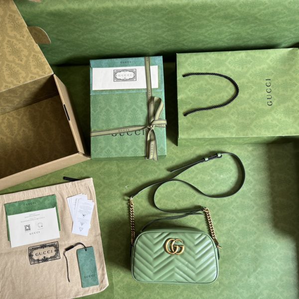 Gucci GG Marmont Bag - Green 14154 - Image 2