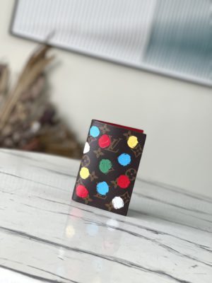 Louis Vuitton Kusama Yousheng Passport Holder 34992