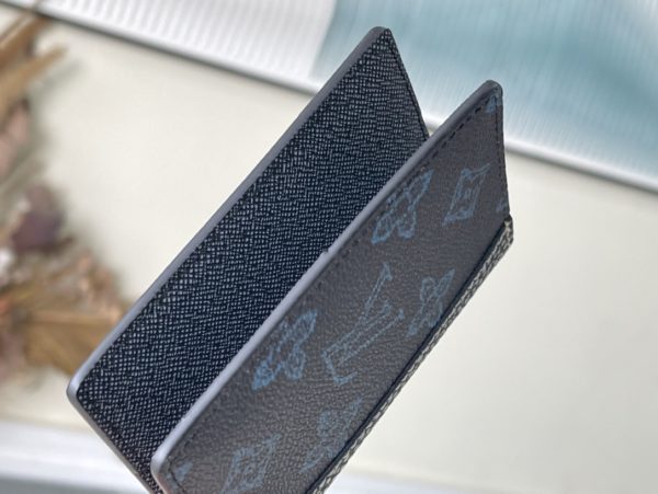 Louis Vuitton Blue Pattern Pocket Wallet 41170 - Image 2