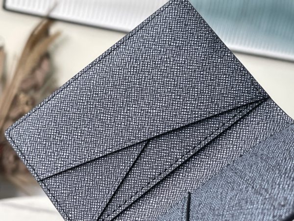 Louis Vuitton Blue Pattern Pocket Wallet 41170 - Image 3