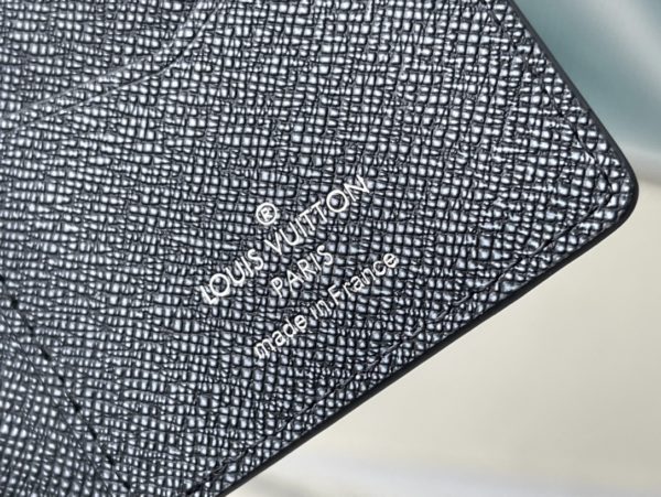 Louis Vuitton Blue Pattern Pocket Wallet 41170 - Image 8