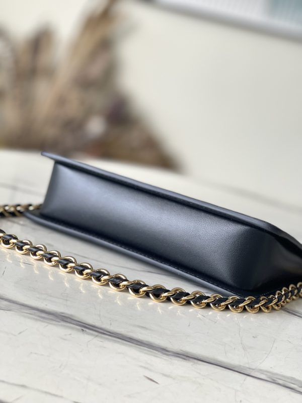 Louis Vuitton VAVIN Chain Wallet - Black 36844 - Image 2
