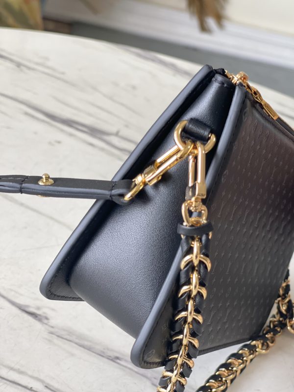 Louis Vuitton VAVIN Chain Wallet - Black 36844 - Image 4