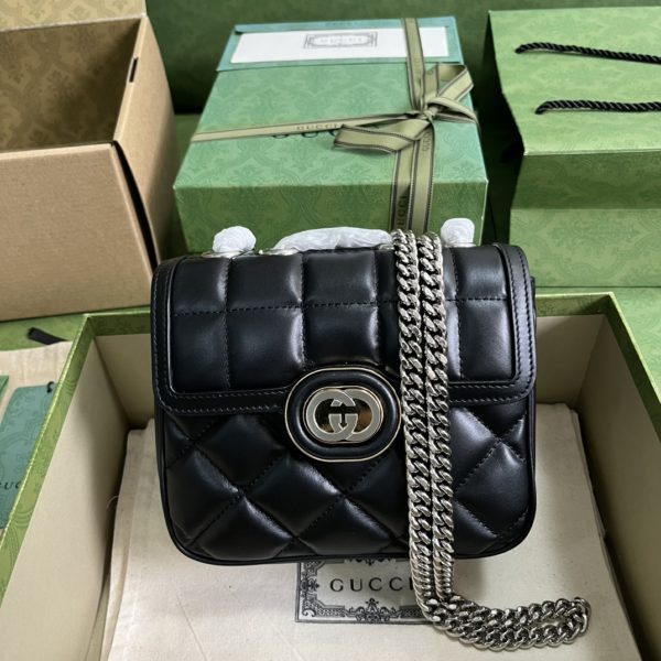 Gucci Black Deco Mini Shoulder Bag 79421