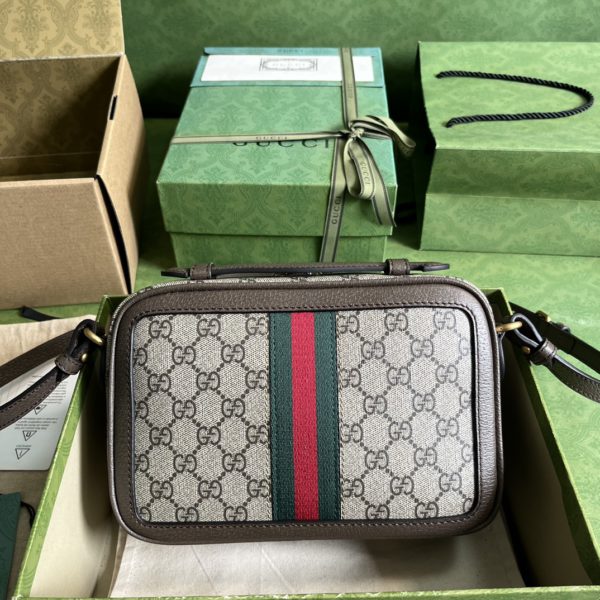 Gucci GG Supreme Canvas Handbag - Gray 18823 - Image 2