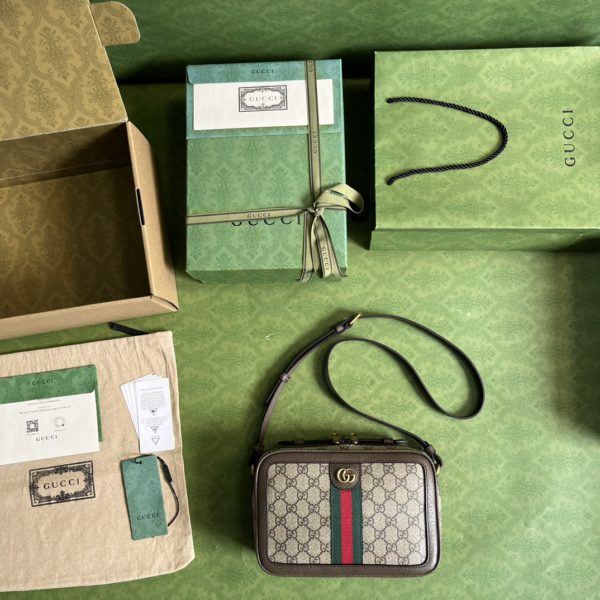 Gucci GG Supreme Canvas Handbag - Gray 18823 - Image 5
