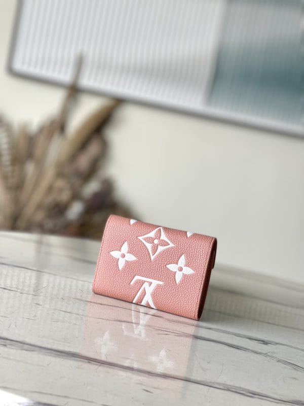 Louis Vuitton Victorine Tri-Fold Wallet - Pink 21153 - Image 6
