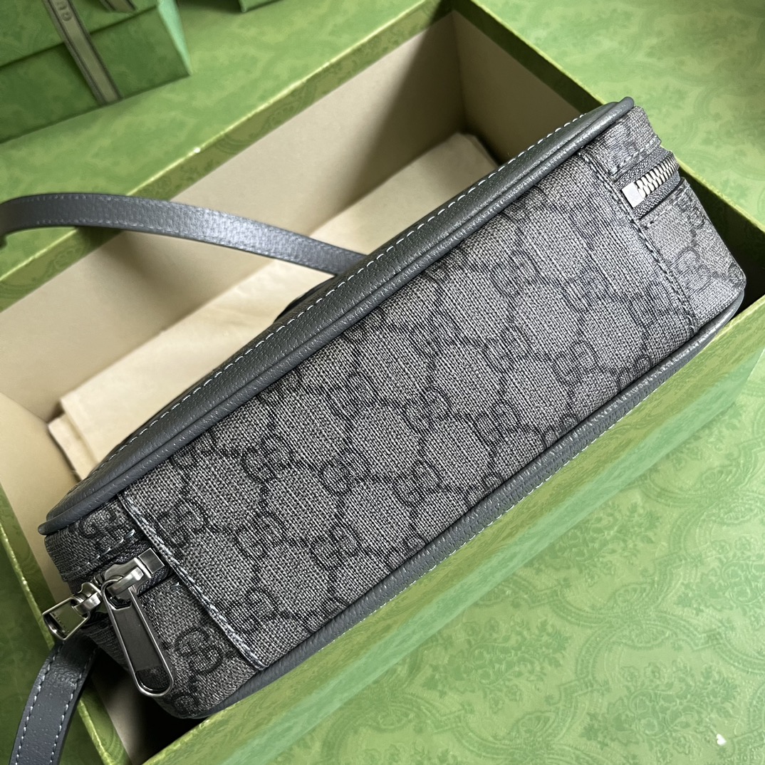 Gucci GG Supreme Canvas Bag - Gray 15113 - Image 4