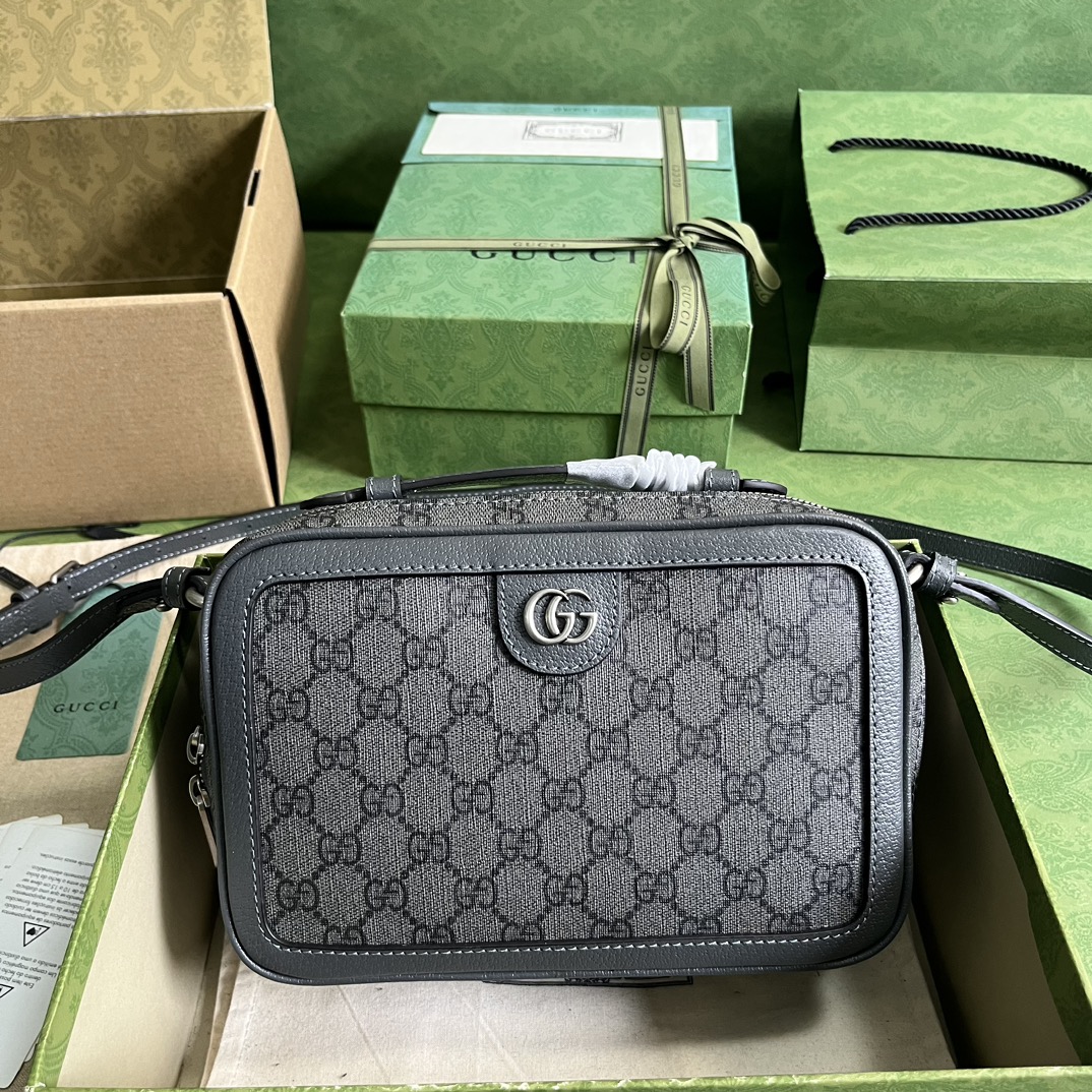 Gucci GG Supreme Canvas Bag - Gray 15113