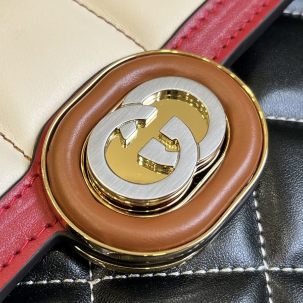 Gucci Deco Small Leather Shoulder Bag 30828 - Image 4
