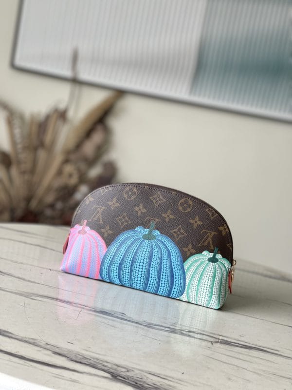 Louis Vuitton Presbyopia Pumpkin Large Cosmetic Bag 31054 - Image 7