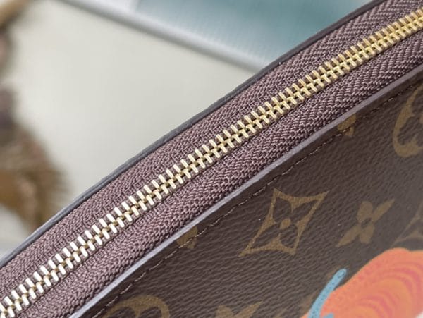 Louis Vuitton Presbyopia Pumpkin Large Cosmetic Bag 31054 - Image 9