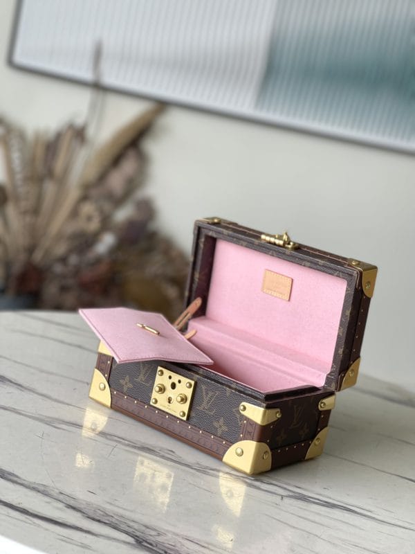 Louis Vuitton Monogram Canvas Jewelry Box - Pink 37324 - Image 9