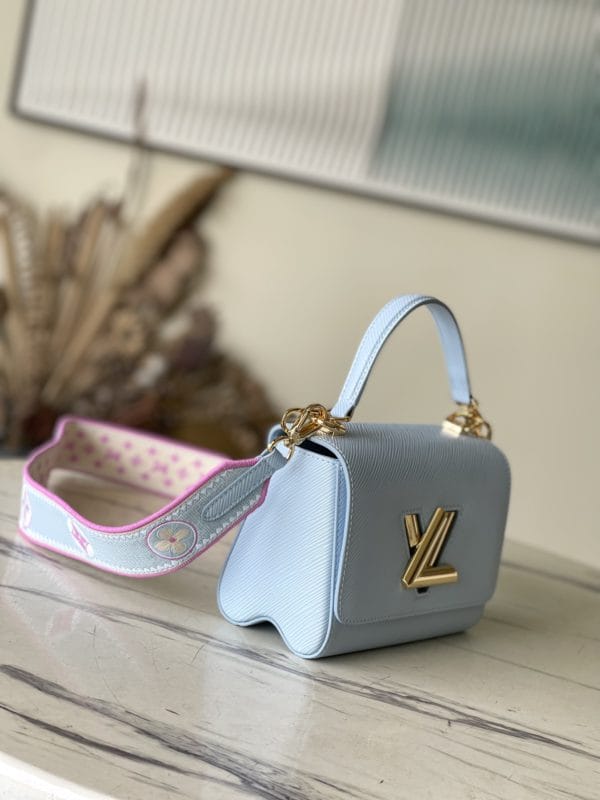 Louis Vuitton Twist Small Handbag - Sky Blue 89641 - Image 3