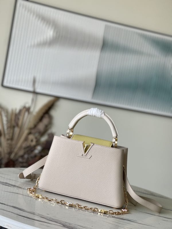 Louis Vuitton Capucines Handbag - Grey 97308
