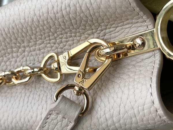 Louis Vuitton Capucines Handbag - Grey 40405 - Image 6