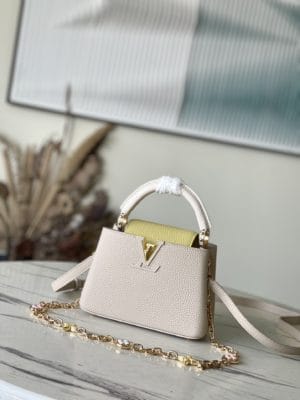 Louis Vuitton Capucines Handbag - Grey 40405