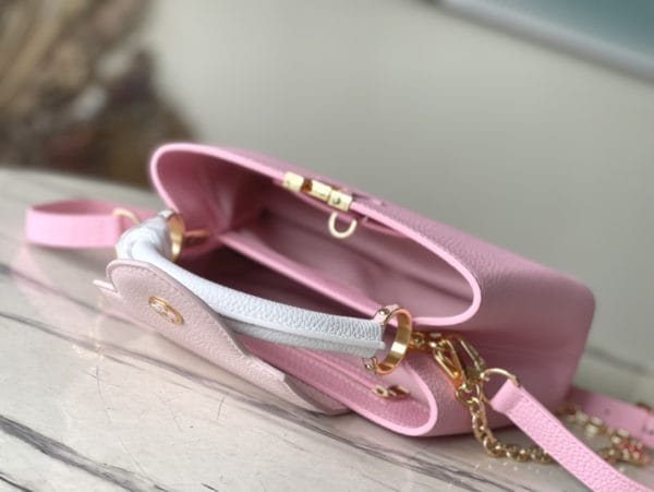 Louis Vuitton Capucines Handbag - Pink 45820 - Image 5