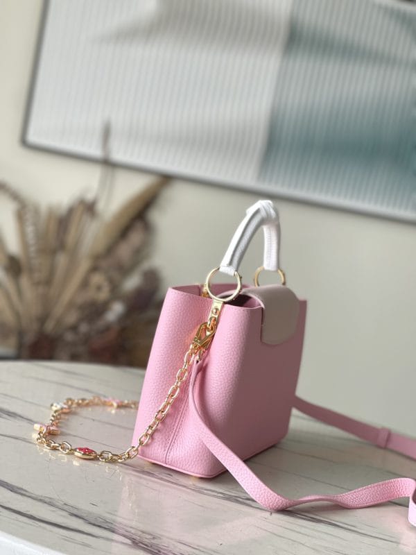 Louis Vuitton Capucines Handbag - Pink 45820 - Image 2