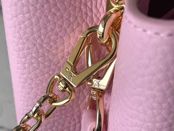 Louis Vuitton Capucines Handbag - Pink 45820 - Image 4
