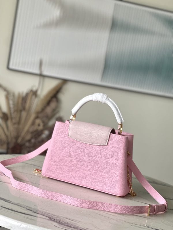 Louis Vuitton Capucines Handbag - Pink 45820 - Image 3
