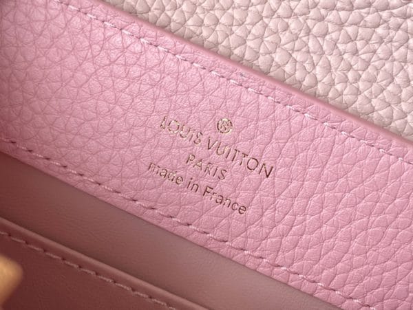Louis Vuitton Capucines Handbag - Pink 12509 - Image 4