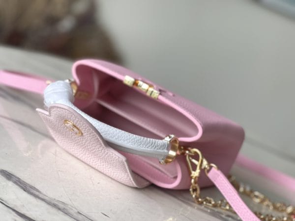Louis Vuitton Capucines Handbag - Pink 12509 - Image 5