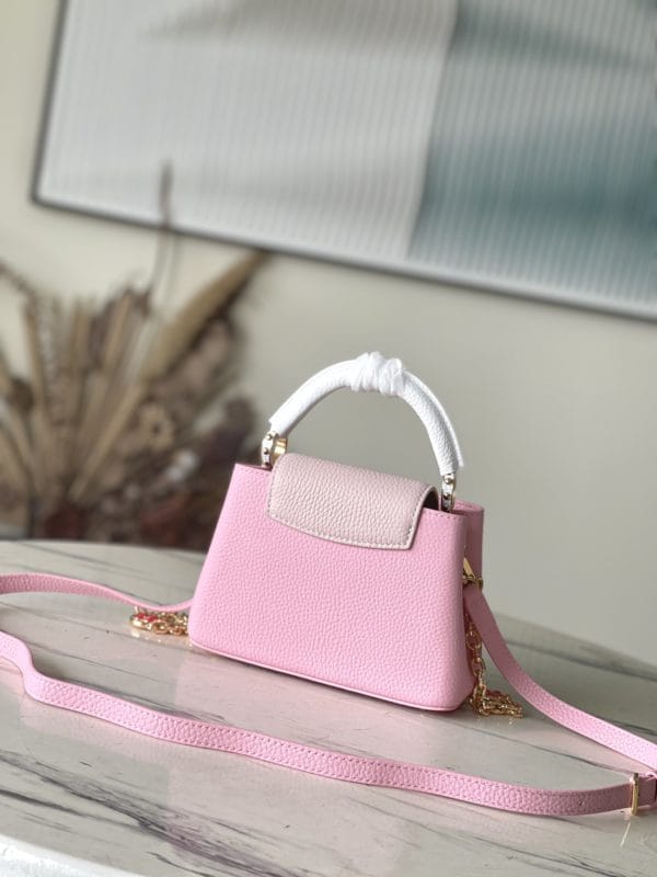 Louis Vuitton Capucines Handbag - Pink 12509 - Image 8