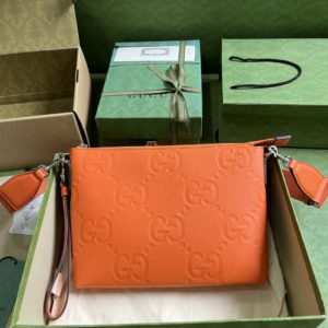 Gucci Super Double G Medium Messenger Bag - Orange 73825