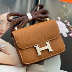 Hermes Mini Stewardess Handbag - Soil 14938