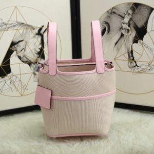 Hermes Cargo Picotin Canvas Handbag - Purple 38420