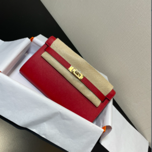 Hermes Kelly Crossbody Bag - Bright Red 24106