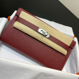 Hermes Kelly Crossbody Bag - Wine Red 39135