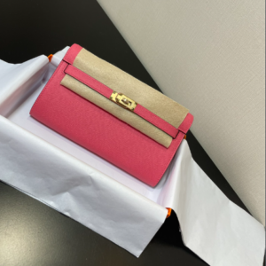 Hermes Kelly Crossbody Bag - Lipstick Powder 99149