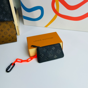 Louis Vuitton Key Case  Orange Chain - Black 28551