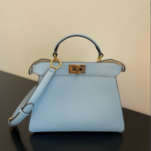 Fendi Peekaboo I See U Handbag - Blue 50511
