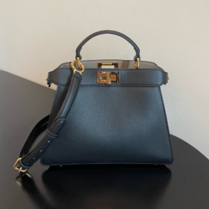 Fendi Peekaboo I See U Handbag - Green 76537