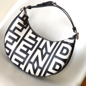 Fendi Roma and Marc HandBag - Black/White 84029