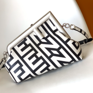 Fendi Roma and Marc HandBag - Black/White 48975