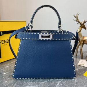 Fendi Iconic Peekaboo Medium Bag - Blue 95688