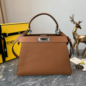 Fendi Iconic Peekaboo Medium Bag - Brown 47723