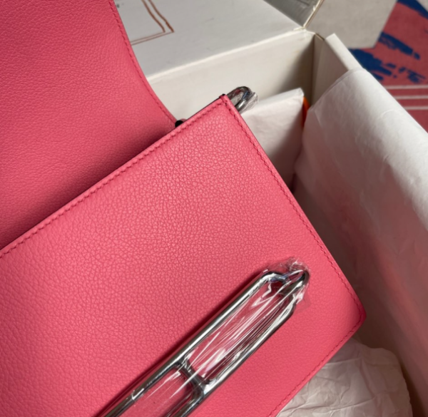 Hermes Pig Nose Bag - Pink 84516 - Image 3