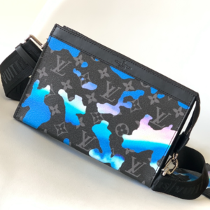 Louis Vuitton Two-Piece Gaston Wearable Wallet - Black/Blue 34614