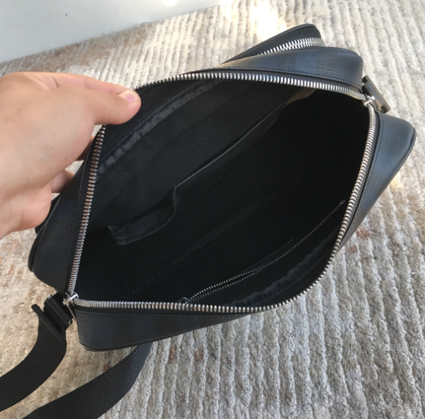 Burberry Muswell Check Messenger Bag - Blue 83112 - Image 3