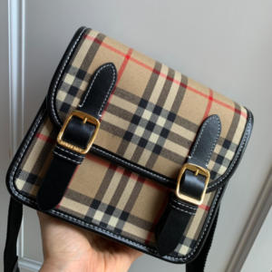 Burberry Jayde Vintage Check Crossbody Bag - Black 99303
