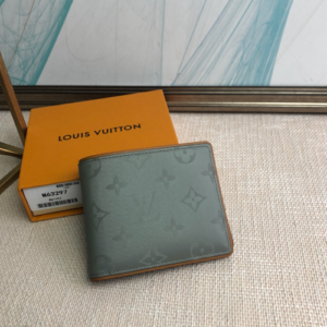 Louis Vuitton Monogram Titanium Gray Canvas Wallet 87222