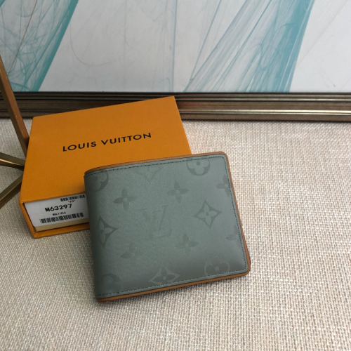 Louis Vuitton Monogram Titanium Gray Canvas Wallet 87222