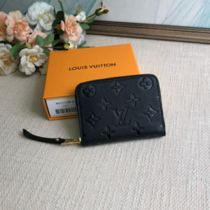 Louis Vuitton Classic Zippy Coin Purse - Black 93003