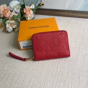 Louis Vuitton Classic Zippy Coin Purse - Red 52716